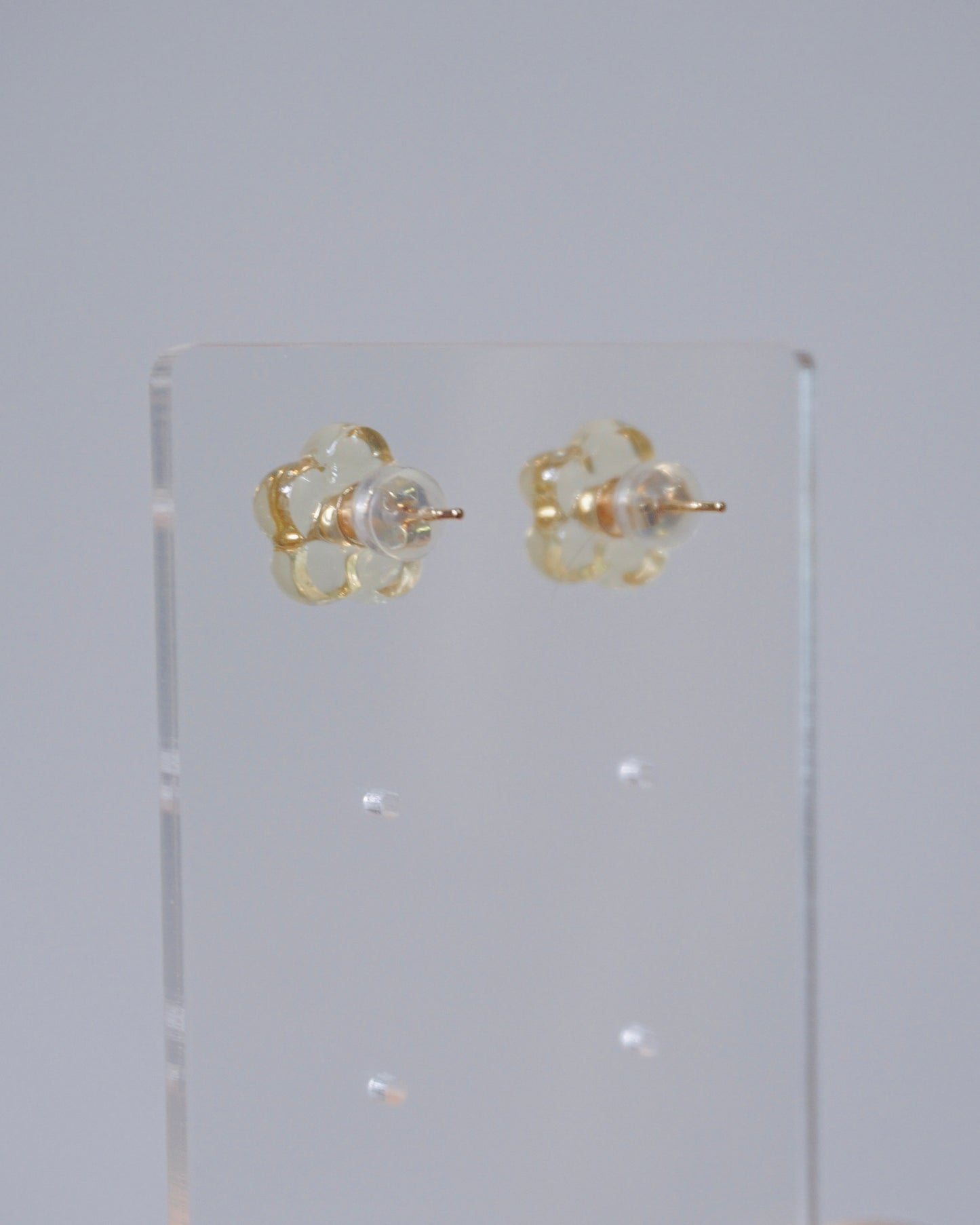 Bloom Earrings & Ring Set - Triple Bloom [Glazed Osmanthus]