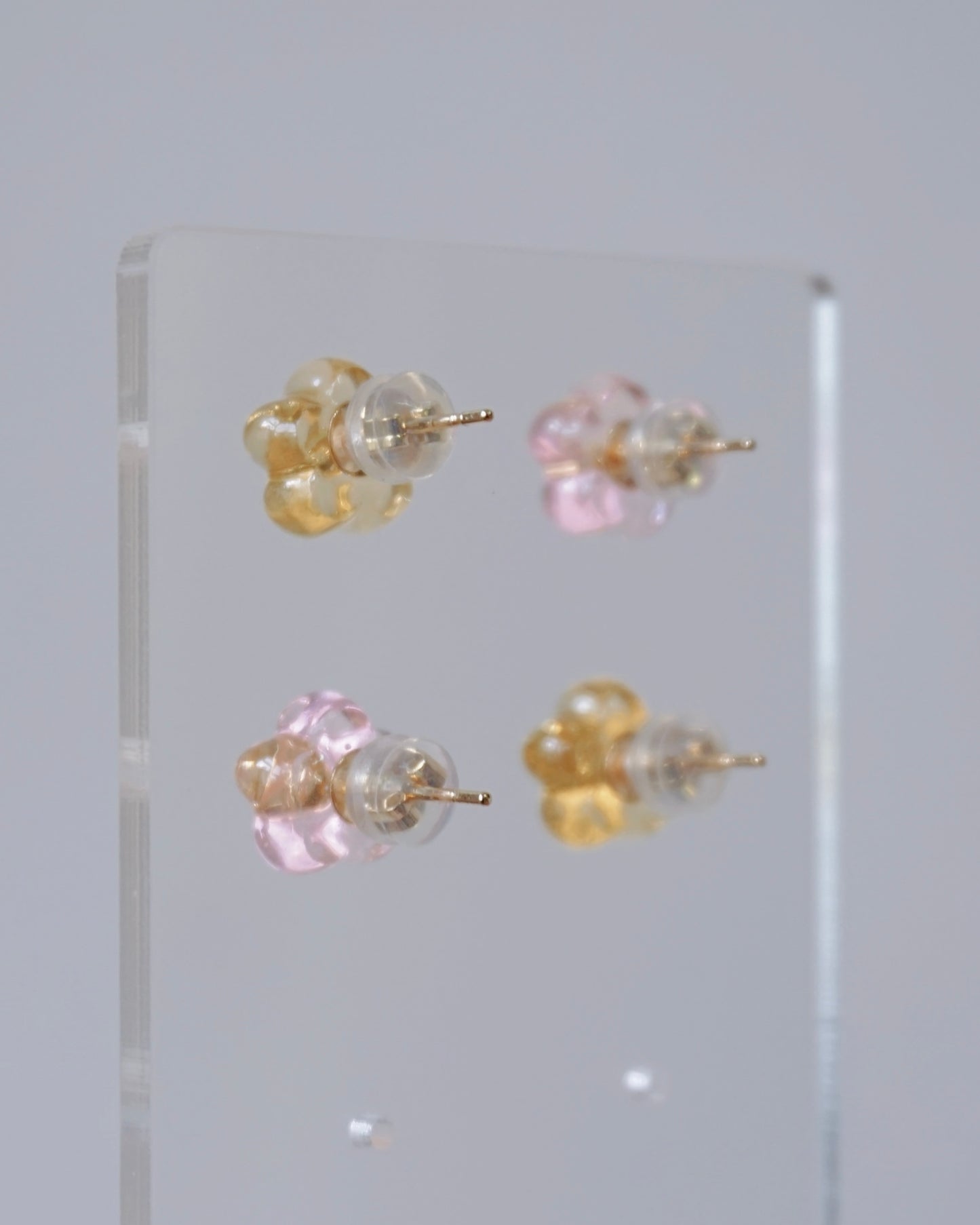 Bloom Earrings Set - Mini [Osmanthus/Peach]