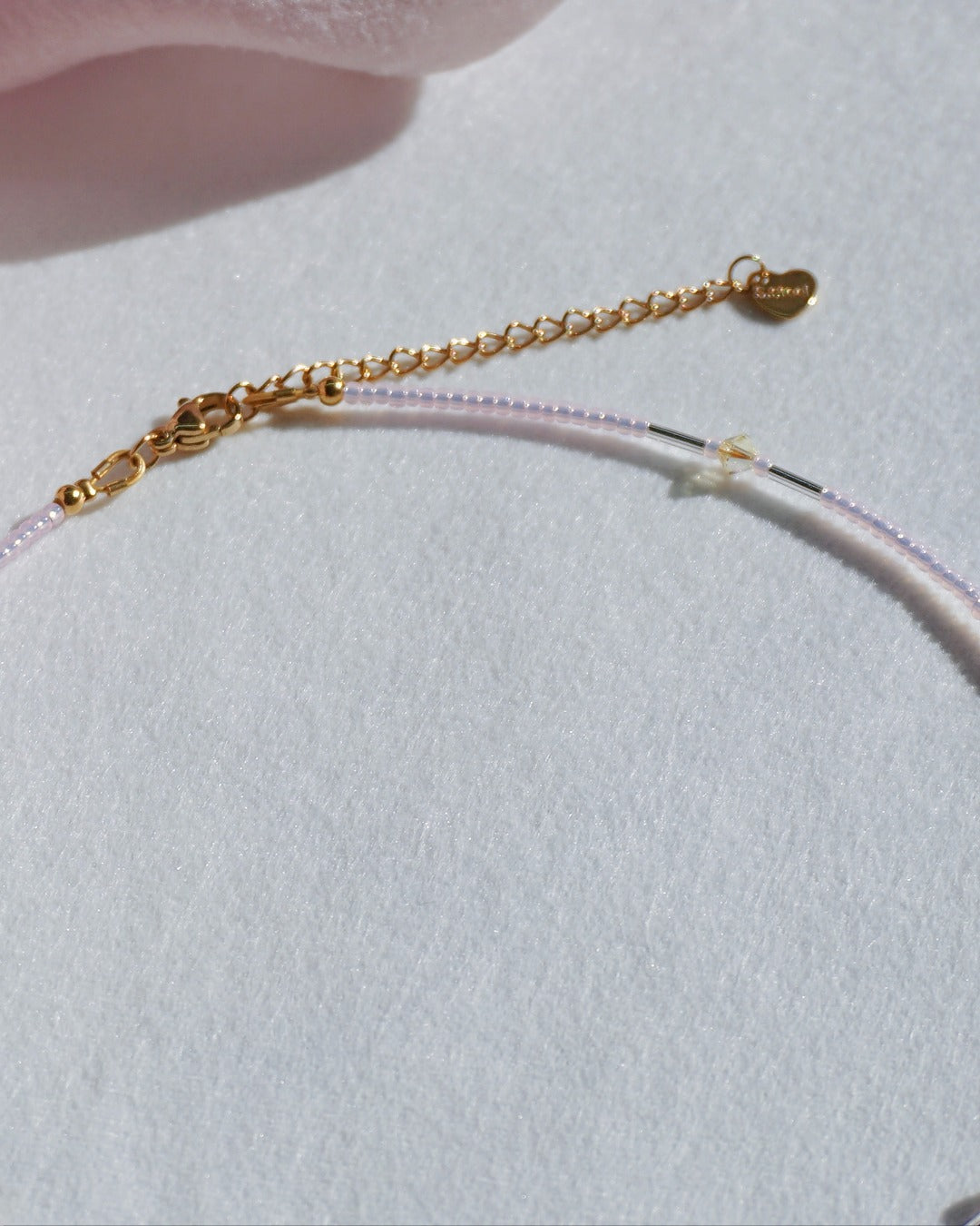 Bloom Duet Necklace [Osmanthus/Peach]
