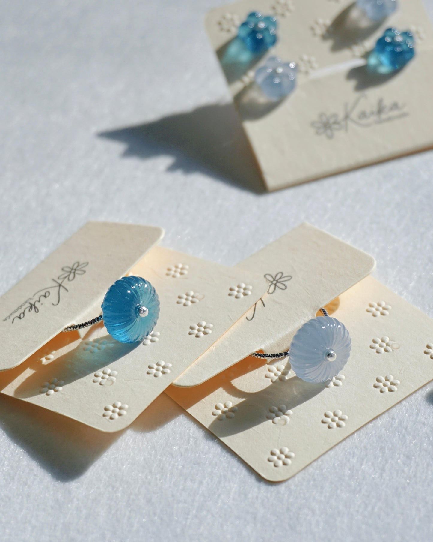Fluted Pod Ring [Powder Blue]