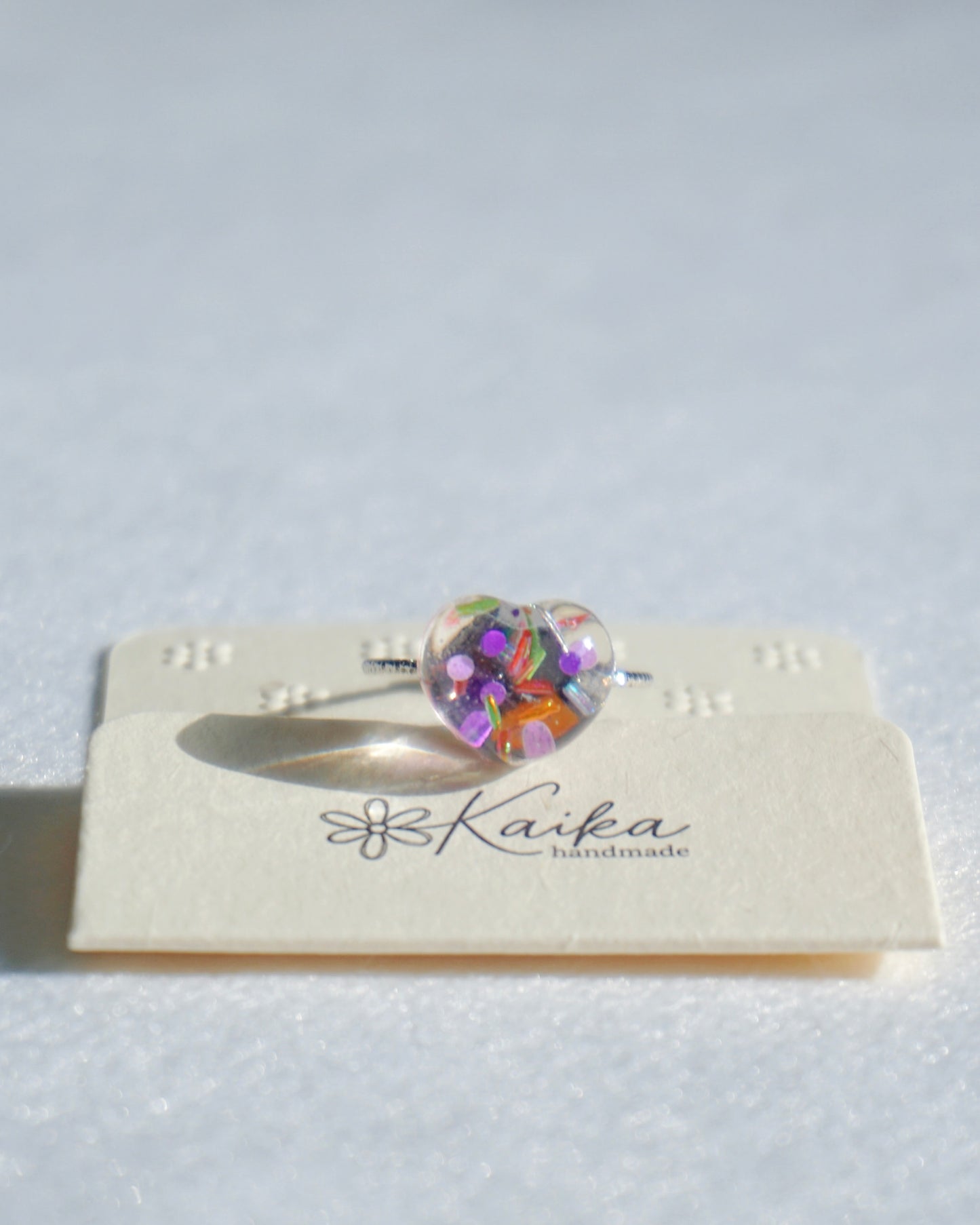 Chubby Heart Ring [Confetti]