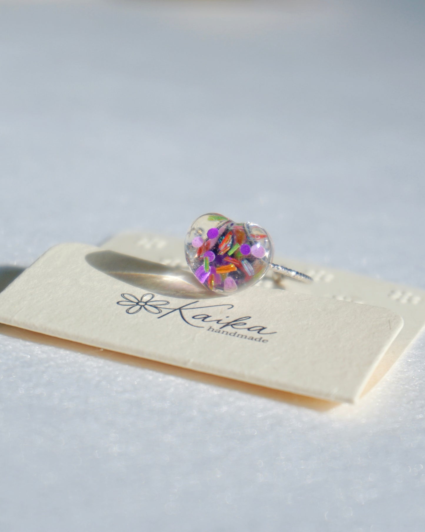 Chubby Heart Ring [Confetti]