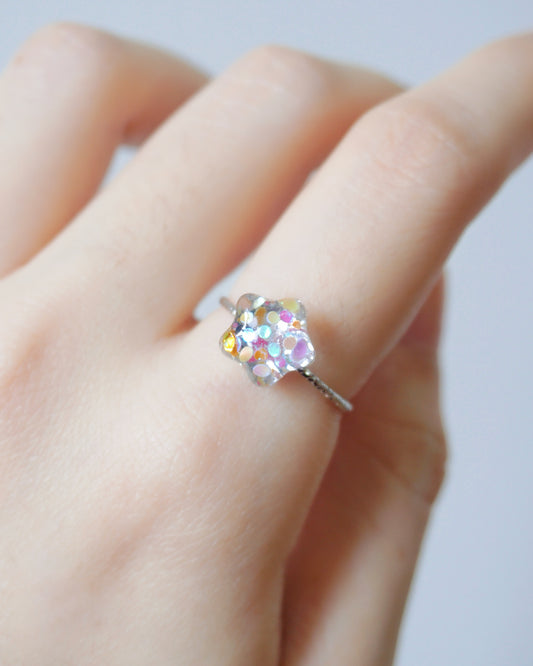 Chubby Star Ring - Mini [Confetti]