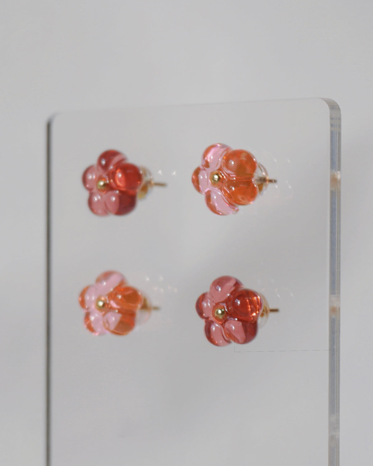 Bloom Earrings Set - Mini [Raspberry Swirl]
