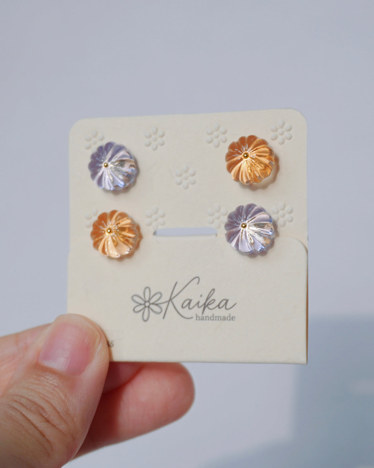 Dahlia Earrings Set - Mini [Pumpkin Patch]