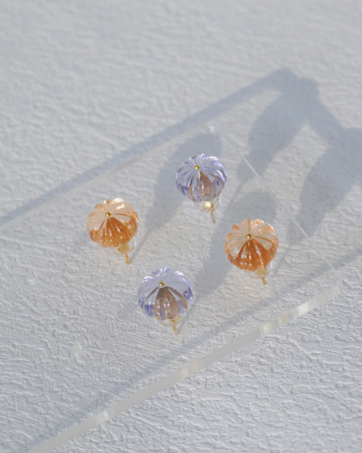 Dahlia Earrings Set - Mini [Pumpkin Patch]