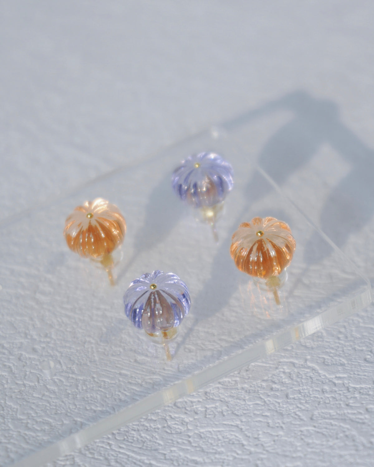 Dahlia Earrings Set - Mini [Pumpkin Patch]