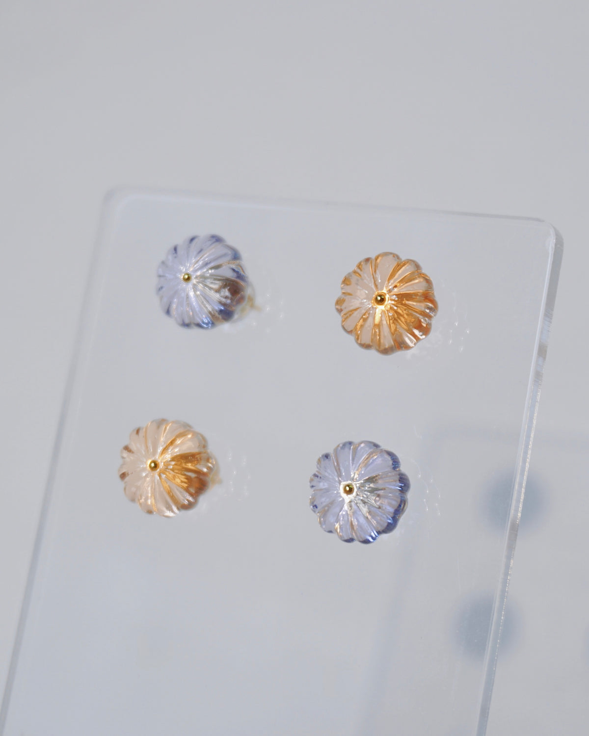 Dahlia Earrings Set - Mini [Pumpkin Patch]