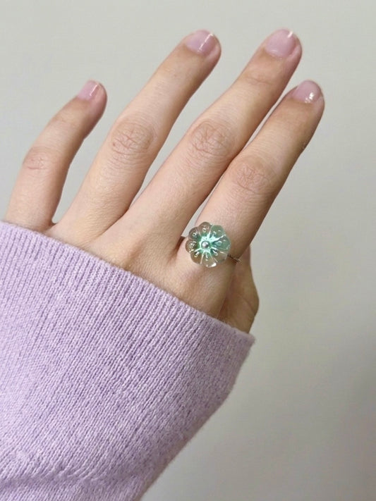 [Glazed Mint] Bloom Ring