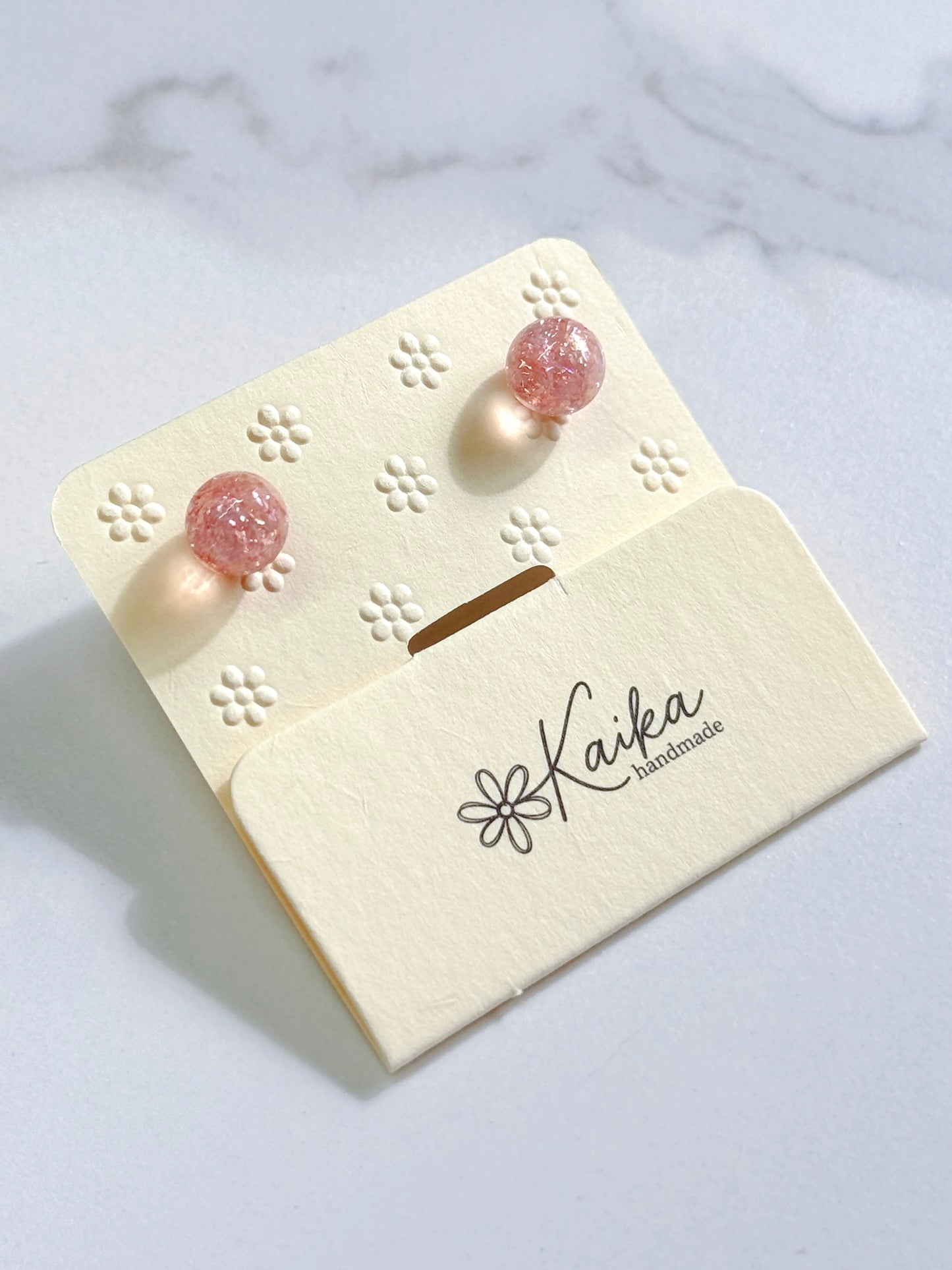 Fairy Dust Studs [Sparkle Pink]