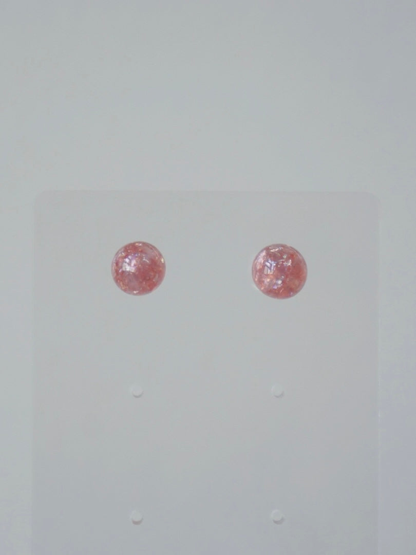 Fairy Dust Studs [Sparkle Pink]