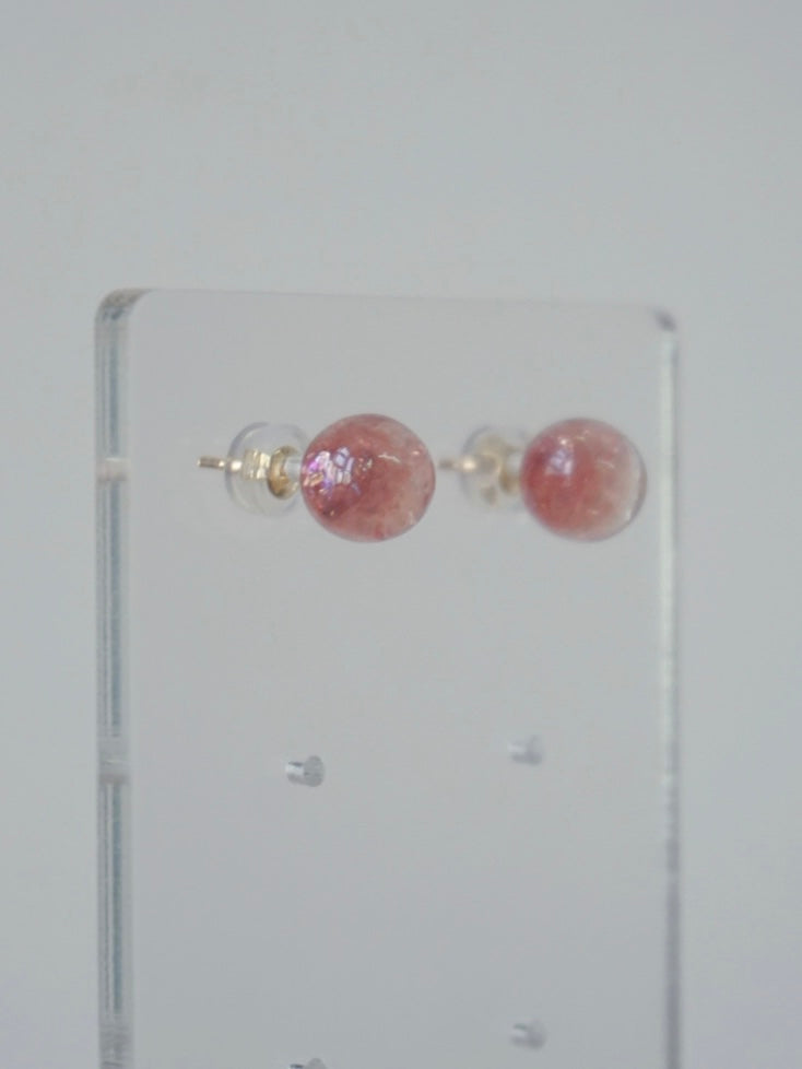 Fairy Dust Studs [Sparkle Pink]