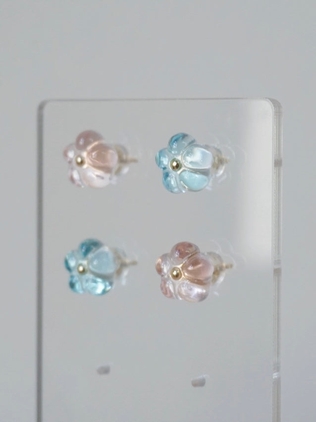 Bloom Earrings Set - Mini [Sakura/Celeste]