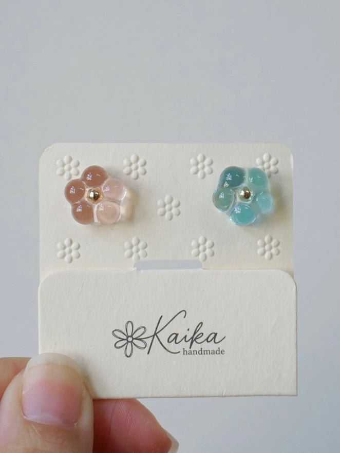 Bloom Earrings - Original [Glazed Sakura/Celeste]