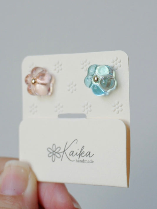 Bloom Earrings - Original [Glazed Sakura/Celeste]