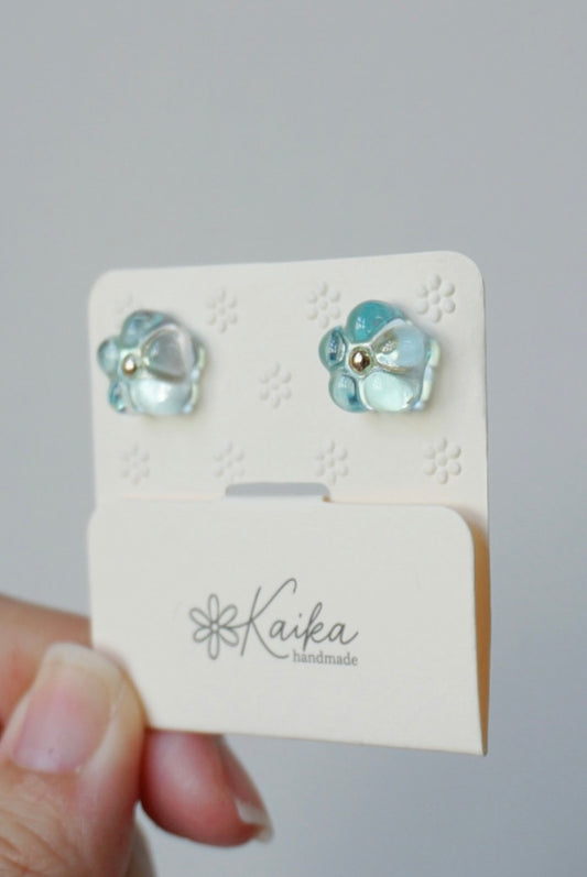 Bloom Earrings - Original [Glazed Celeste]