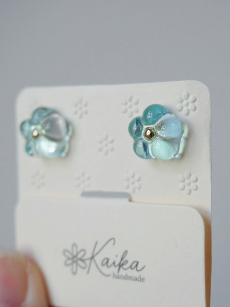Bloom Earrings - Original [Glazed Celeste]