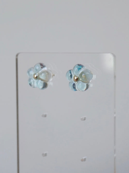 Bloom Earrings - Original [Glazed Celeste]