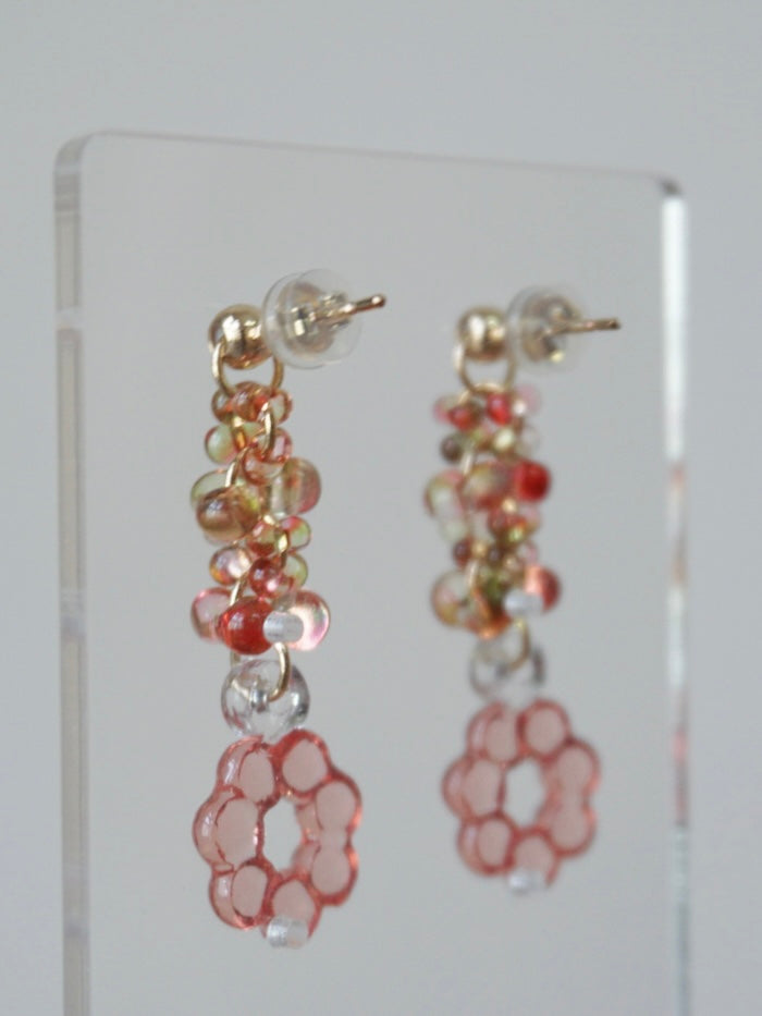 Floral Halo Drop Earrings [Garden Dream]