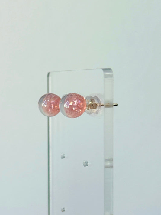 Fairy Dust Studs [Sparkle Pink]