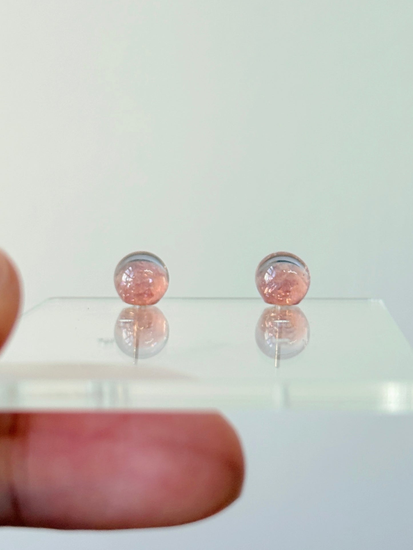 Fairy Dust Studs [Sparkle Pink]
