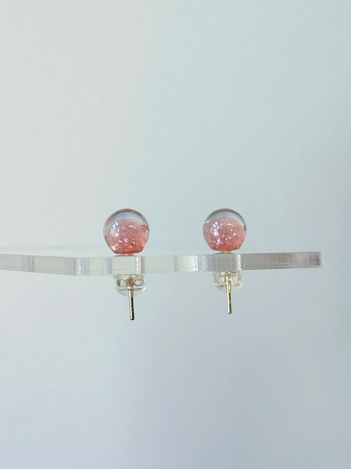 Fairy Dust Studs [Sparkle Pink]