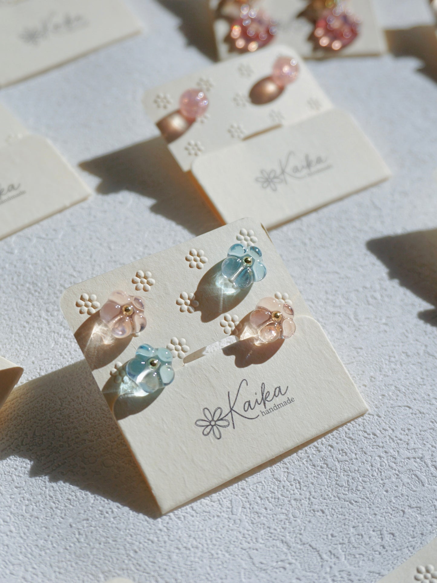 Bloom Earrings Set - Mini [Sakura/Celeste]