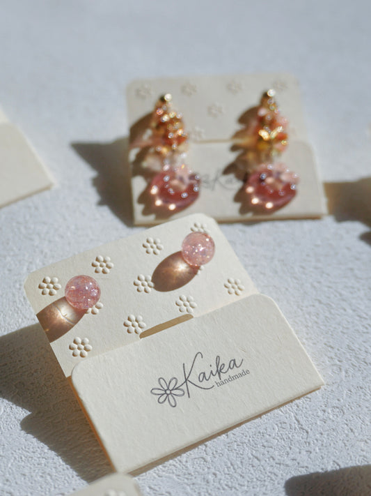 Fairy Dust Studs [Sparkle Pink]