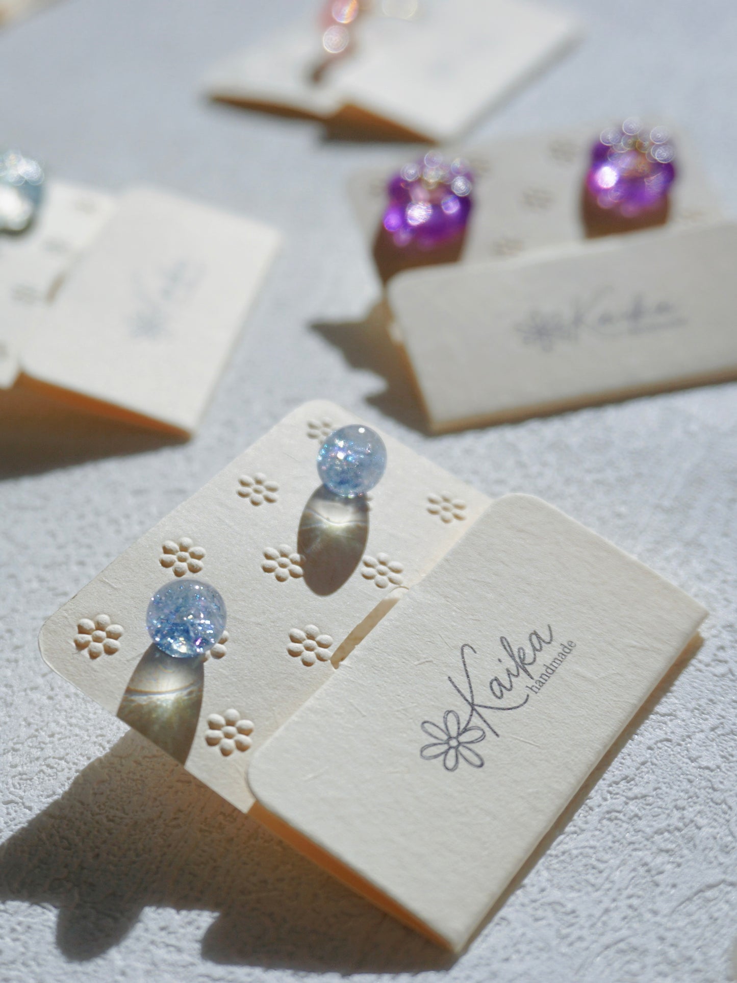 Fairy Dust Studs [Sparkle Blue]