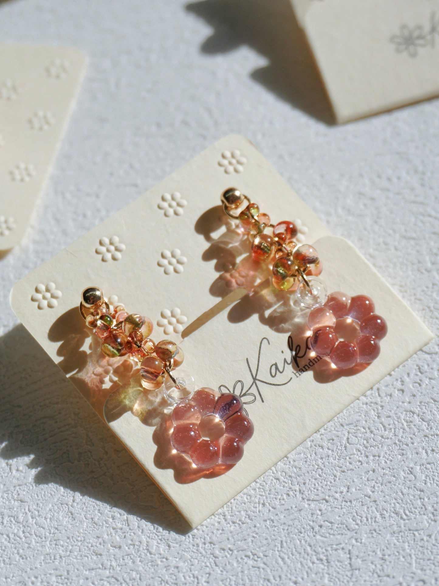 Floral Halo Drop Earrings [Garden Dream]
