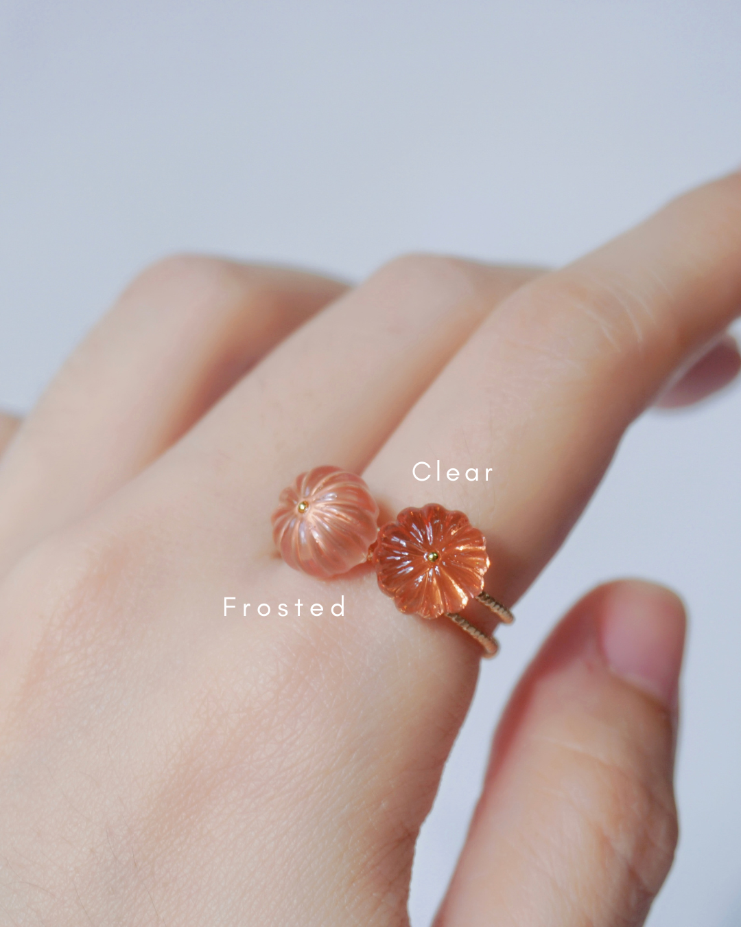 Dahlia Ring - Mini [Grapefruit]