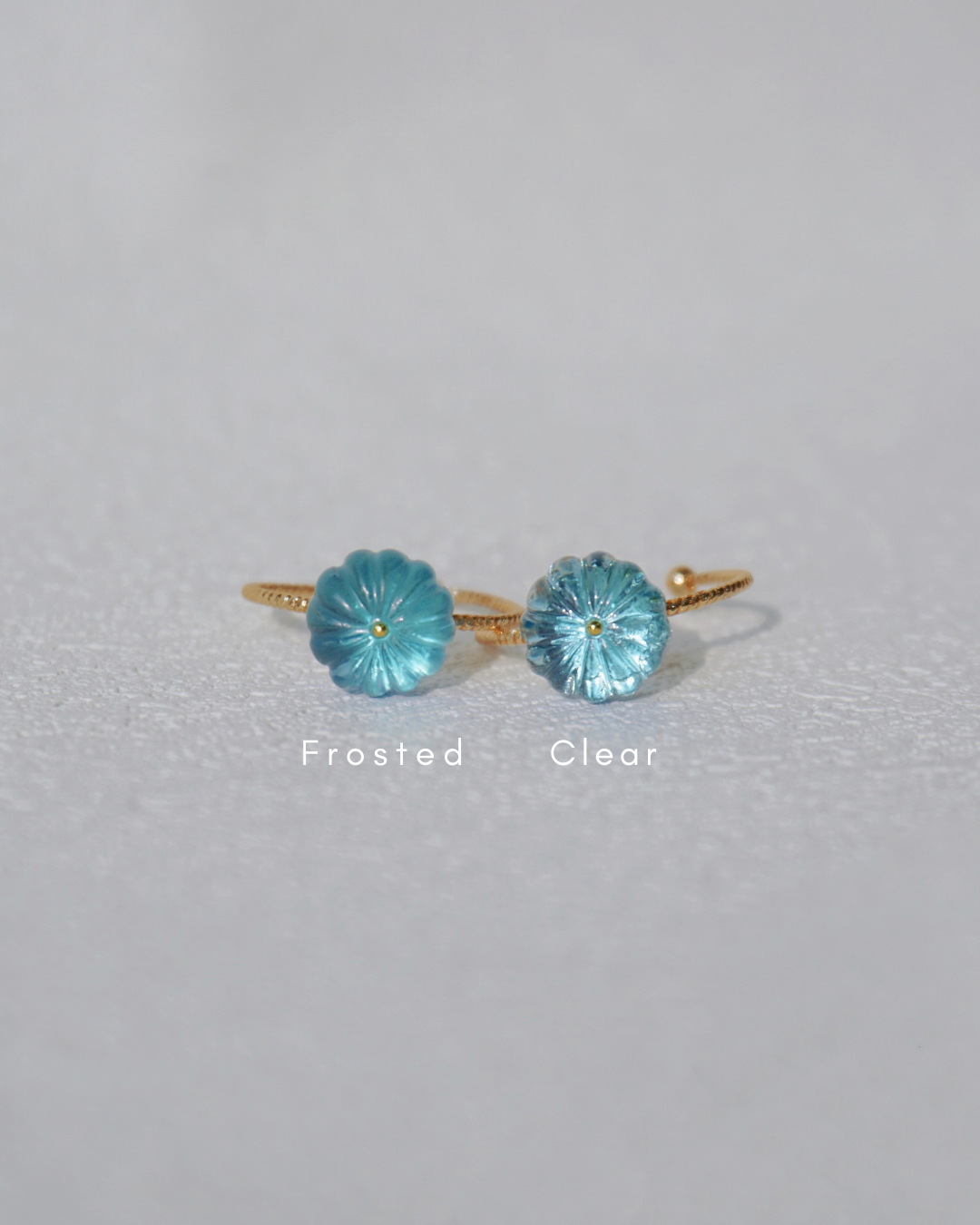 Dahlia Ring - Mini [Cyan]