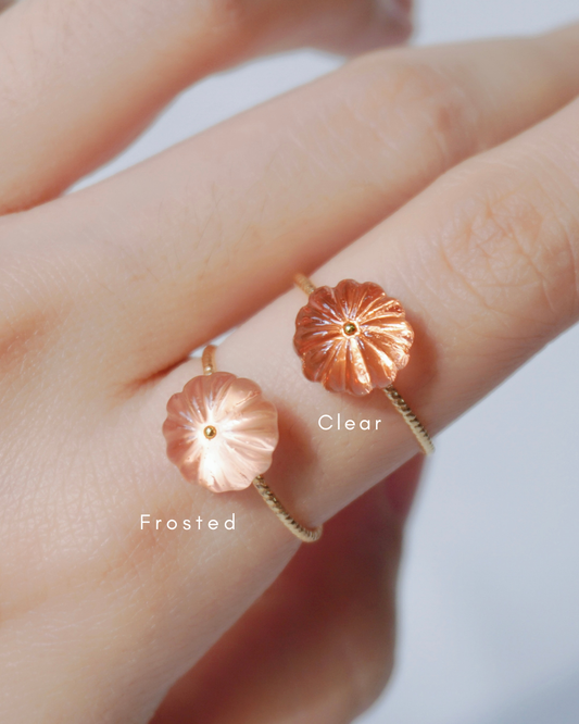 Dahlia Ring - Mini [Grapefruit]
