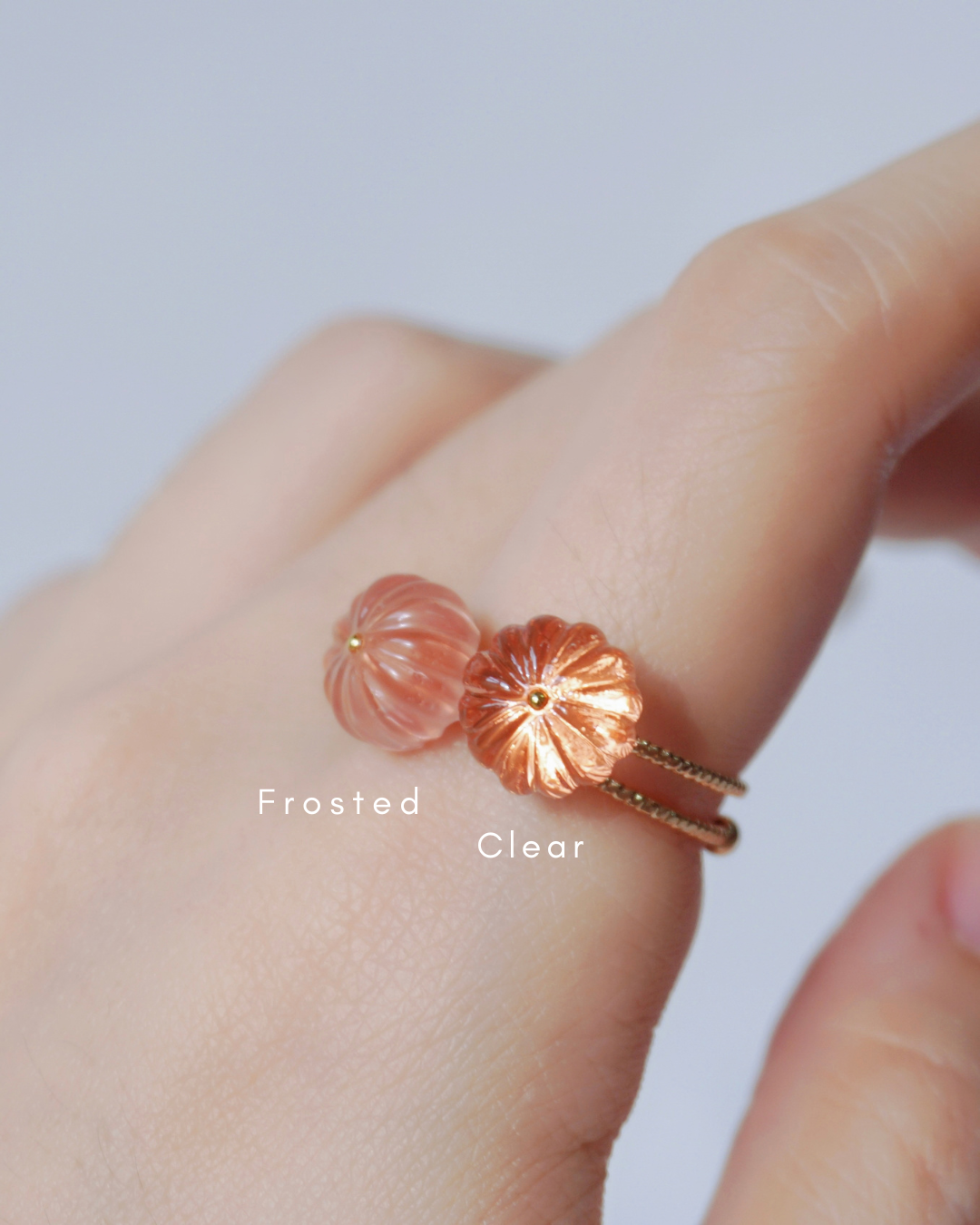 Dahlia Ring - Mini [Grapefruit]